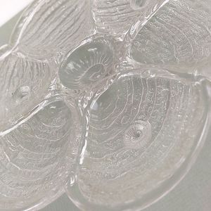 Oyster /Clam Glass Serving Plate